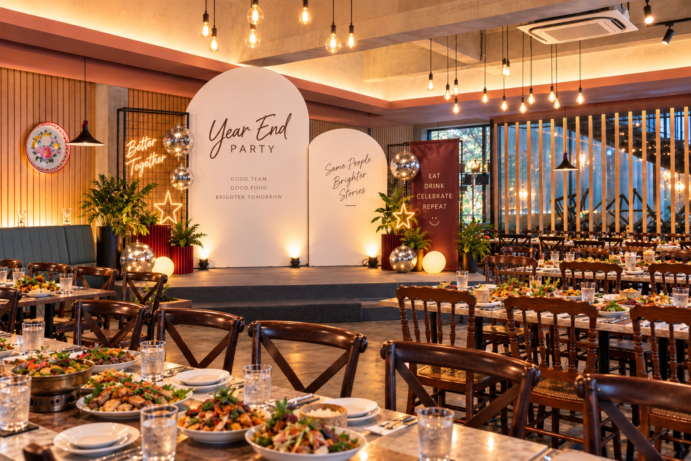 Baan KOON สำหรับงานเลี้ยงและ Year-End Party